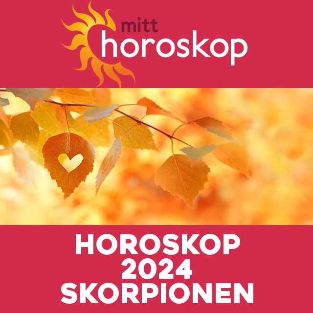 Årshoroskop 2024 for Skorpionen