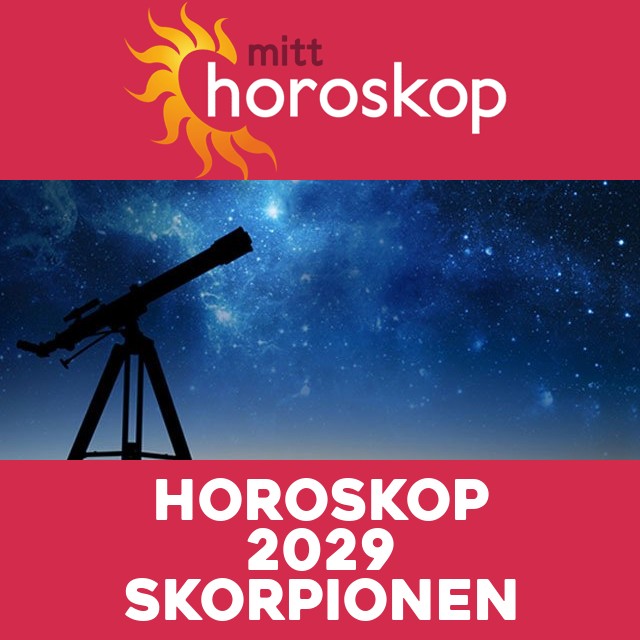 Årshoroskop 2029 for Skorpionen