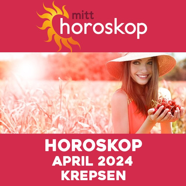 Månedens horoskop April 2024 for Krepsen