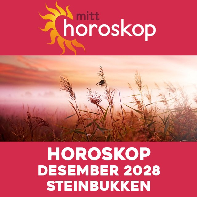 Månedens horoskop Desember 2028 for Steinbukken