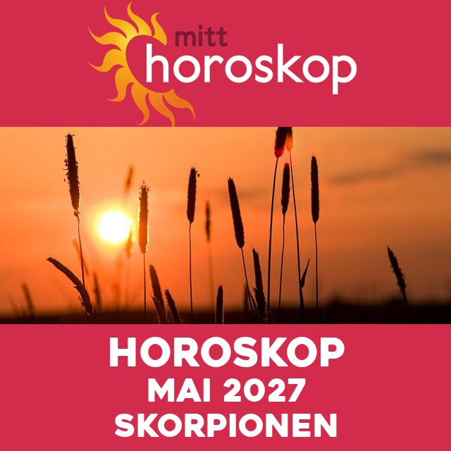 Månedens horoskop Mai 2027 for Skorpionen