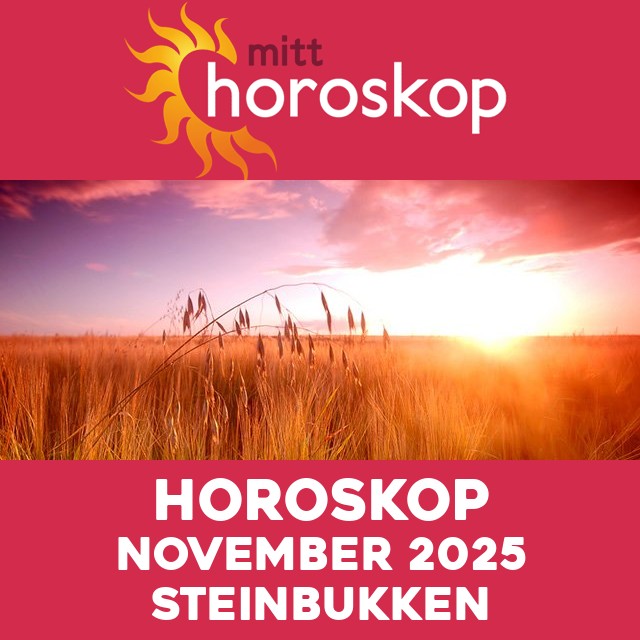 Månedens horoskop November 2025 for Steinbukken