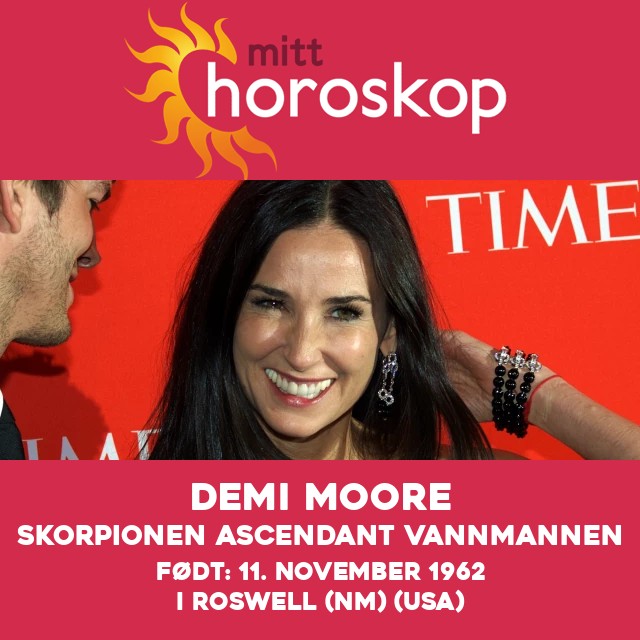 Demi Moores Skorpion Zodiac Innblikk