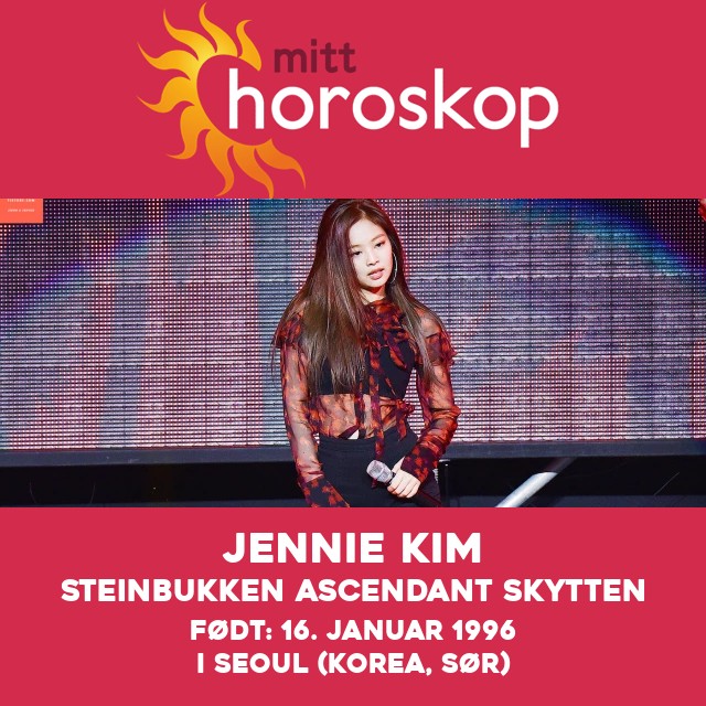 Jennie Kims astrologiske portrett for Steinbukken