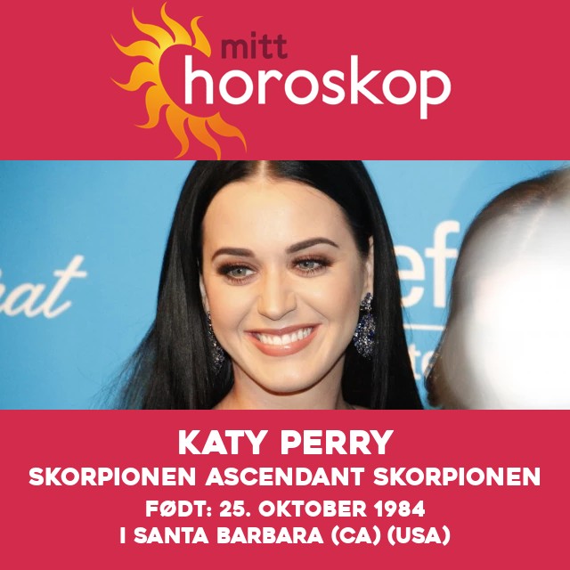 Katy Perry: Stjernesymbolet Skorpionen Avslørt