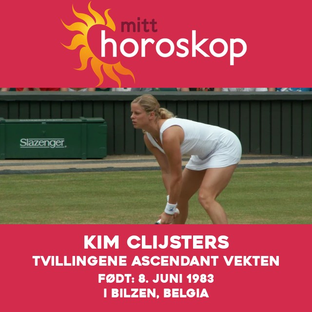 Kim Clijsters: Superstjernen som Tvilling