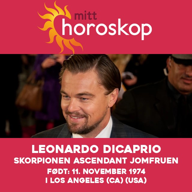 Leonardo DiCaprios astrologiske innsikter om Skorpionen