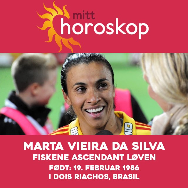 Avsløring av Marta Vieira da Silva sin Fiskene-personlighet