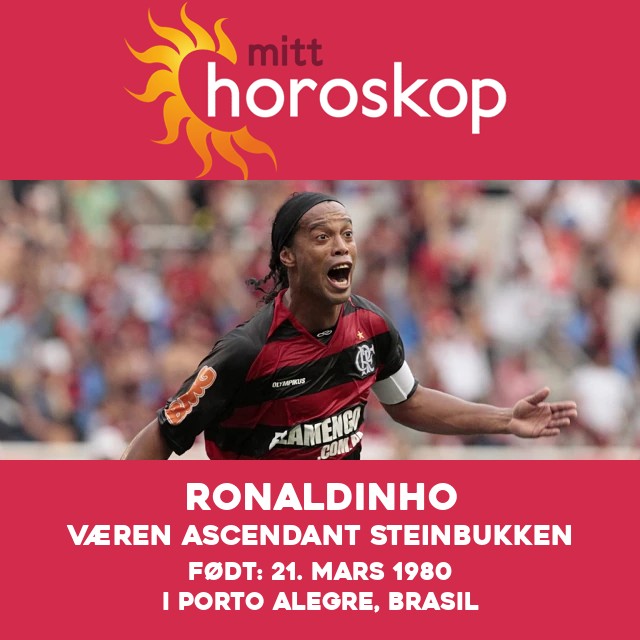 Ronaldinhos astrologiske portrett: Værens innflytelse