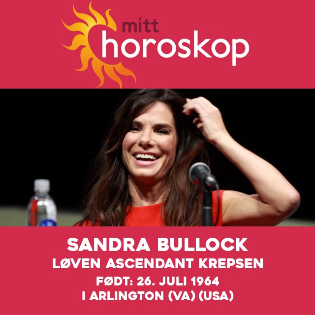 Sandra Bullocks astrologiske portrett: Løve-influenseren