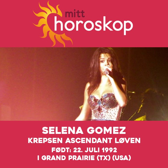 Selena Gomezs kreft astrologiprofiler