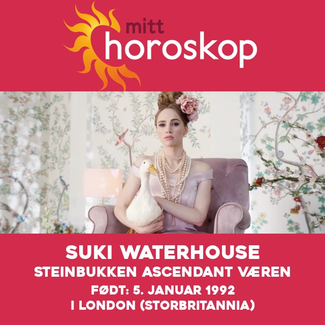 Suki Waterhouses astrologiske innsikter om Steinbukken