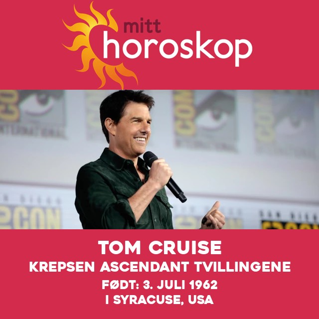 Tom Cruises kreftens zodiacpåvirkning