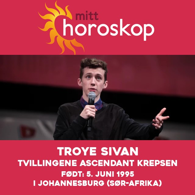 Troye Sivans Gemini-astrologi forklart på norsk