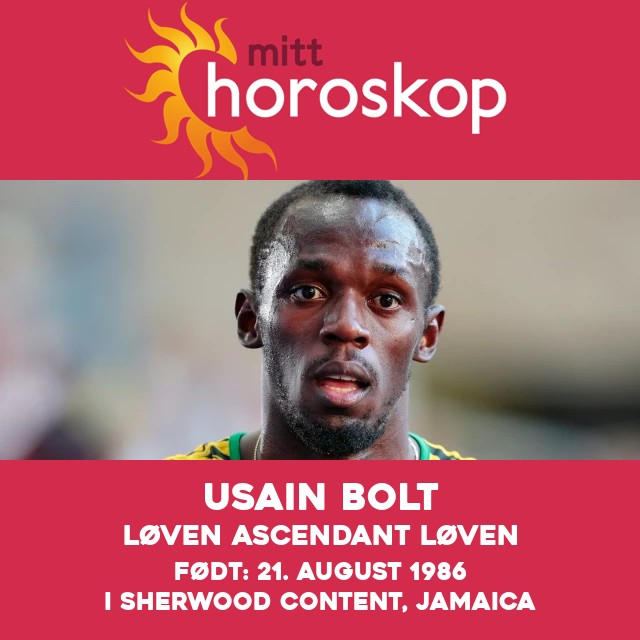 Usain Bolts astrologiske innsikter om Løven