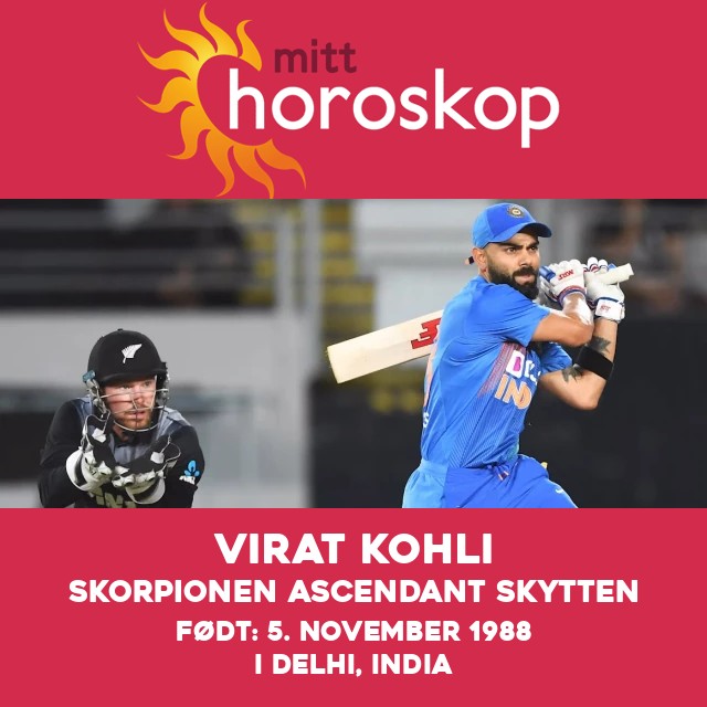 Virat Kohli: Astrologisk påvirkning av Skorpionen