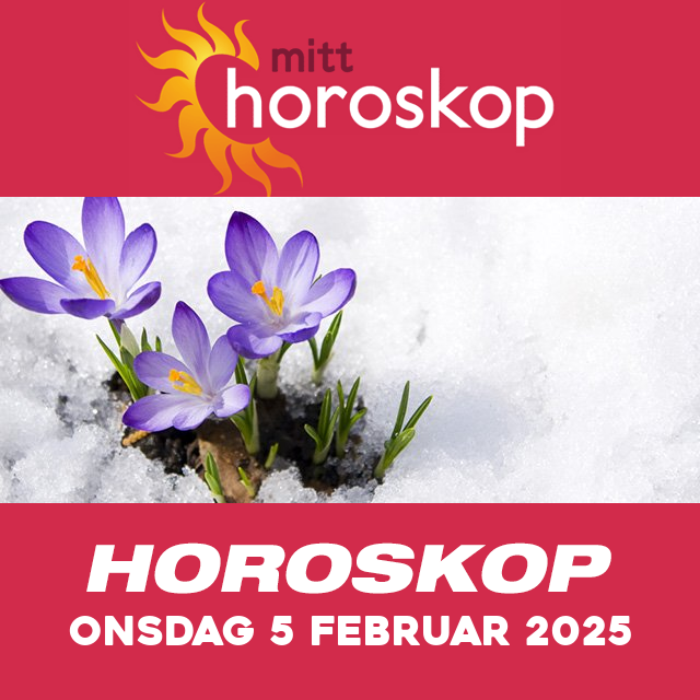 Horoskopets daglige spådommer for Onsdag 5 Februar 2025