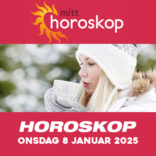 Horoskopets daglige spådommer for Onsdag 8 Januar 2025