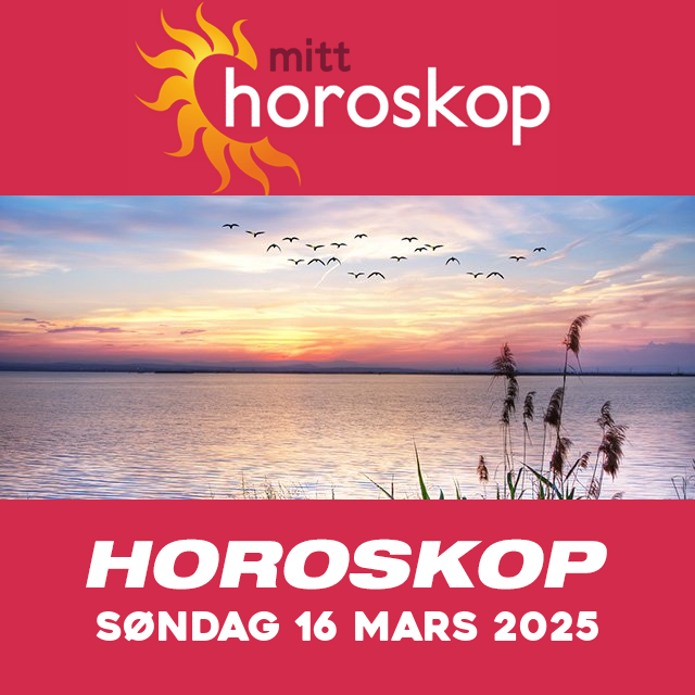 Horoskopets daglige spådommer for Søndag 16 Mars 2025