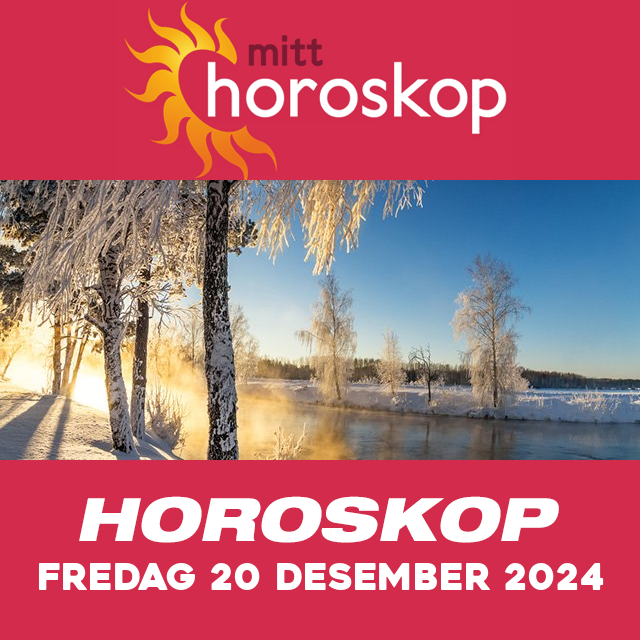 Horoskopets daglige spådommer for Fredag 20 Desember 2024