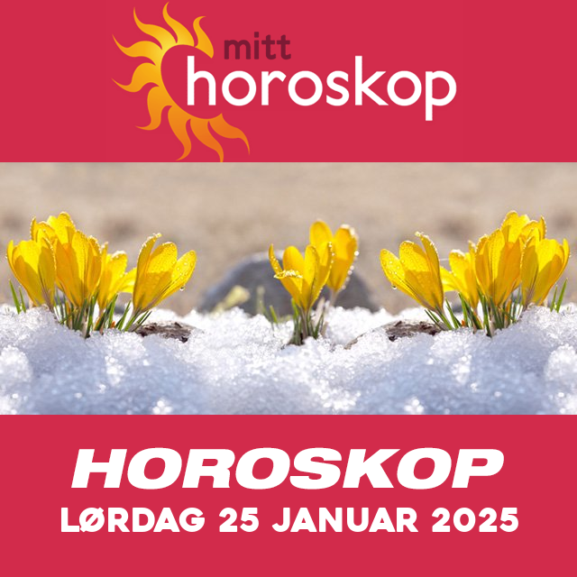 Horoskopets daglige spådommer for Lørdag 25 Januar 2025