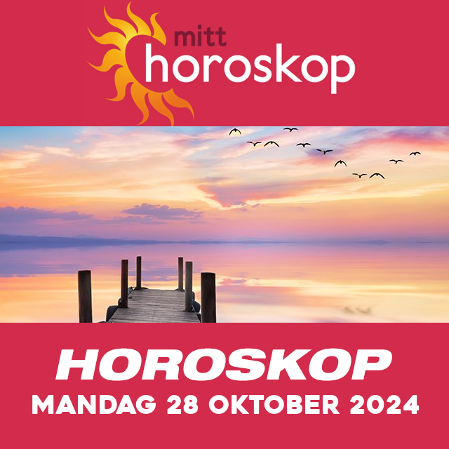 Horoskopets daglige spådommer for Mandag 28 Oktober 2024