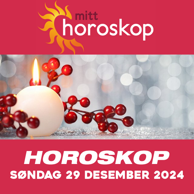 Horoskopets daglige spådommer for Søndag 29 Desember 2024